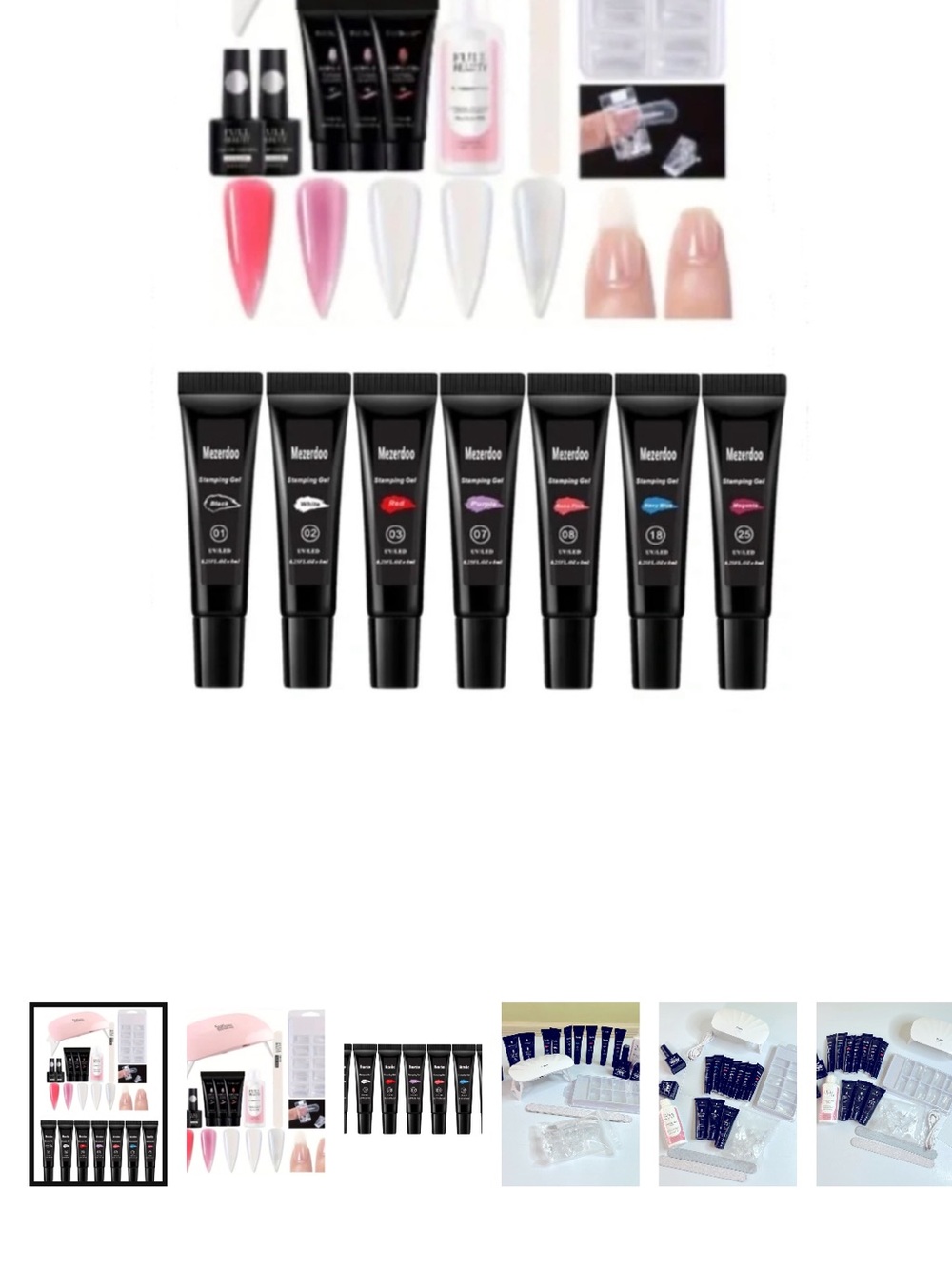 Large Poly Gel Set Or Lot